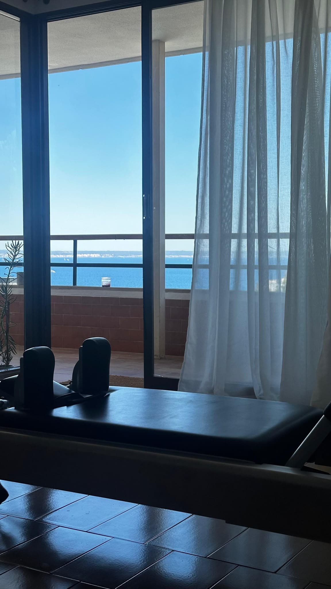 Vista del mar desde el estudio